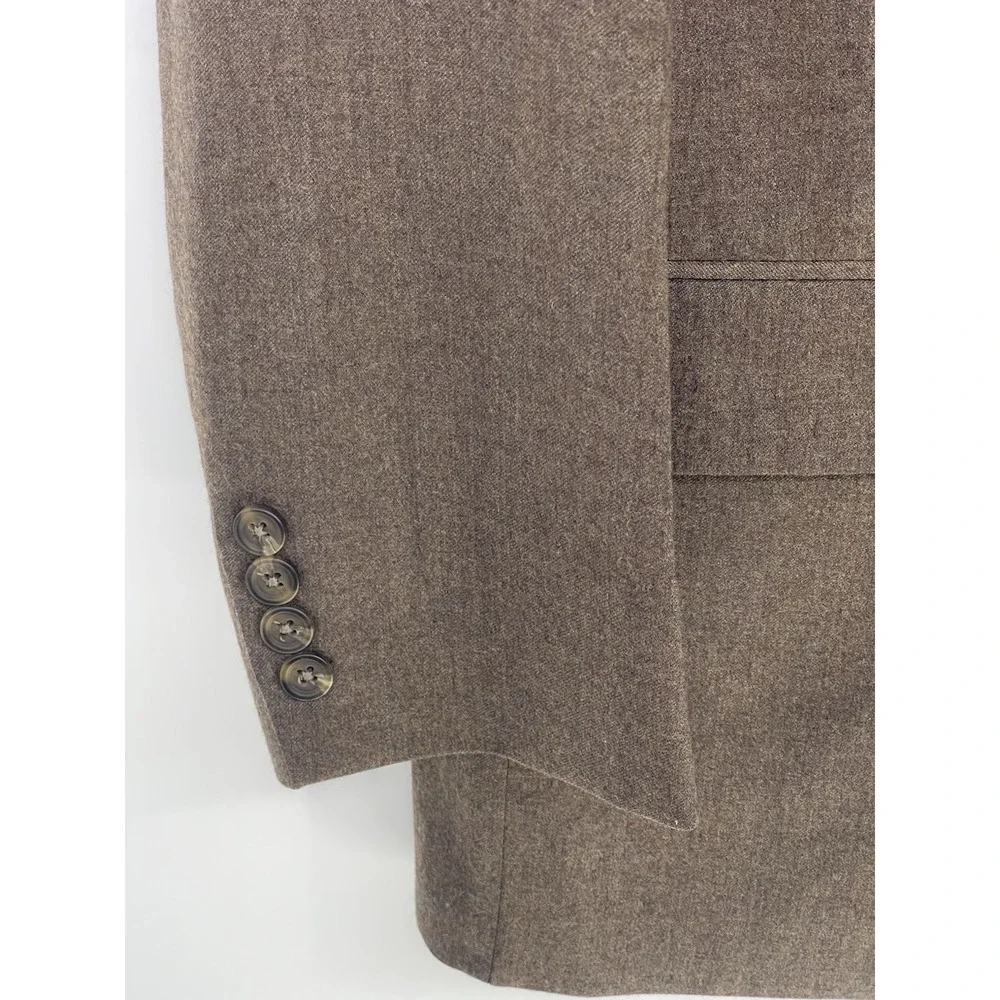 Vintage Chaps Ralph‎ Lauren Brown 37R Wool Blazer Men Size  Two Button Bag 2